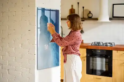 Magnettafel beschreibbar Motiv Wasser-Abstraktion