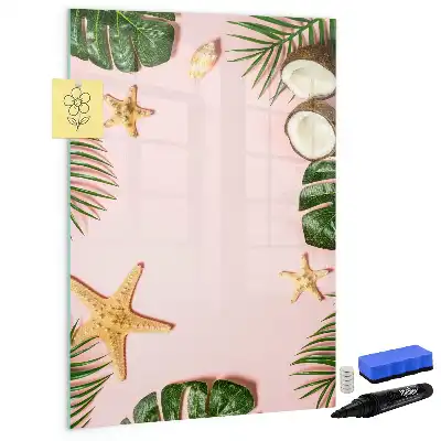 Magnettafel zum Schreiben mit Sommerrahmen