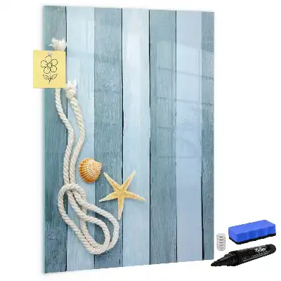 Magnettafel zum Beschreiben Motiv Meereszubehör
