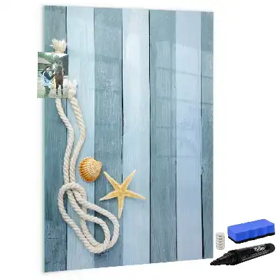 Magnettafel zum Beschreiben Motiv Meereszubehör