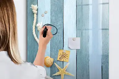 Magnettafel zum Beschreiben Motiv Meereszubehör