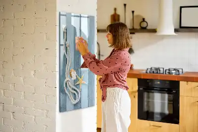 Magnettafel zum Beschreiben Motiv Meereszubehör