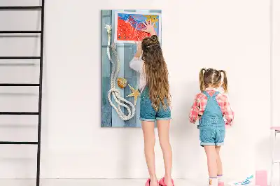 Magnettafel zum Beschreiben Motiv Meereszubehör