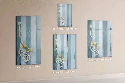 Magnettafel zum Beschreiben Motiv Meereszubehör