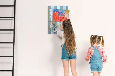 Magnettafel zum Beschreiben Motiv Meereszubehör