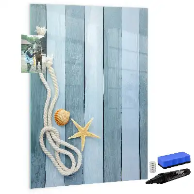 Magnettafel zum Beschreiben Motiv Meereszubehör