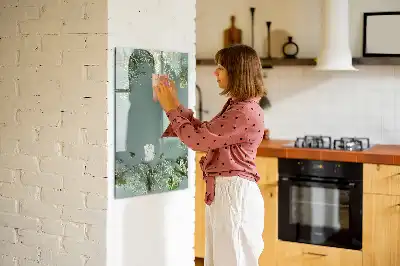 Schleierkraut als beschreibbare Magnettafel