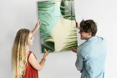 Magnettafel zum Schreiben Motiv Tropische Monstera