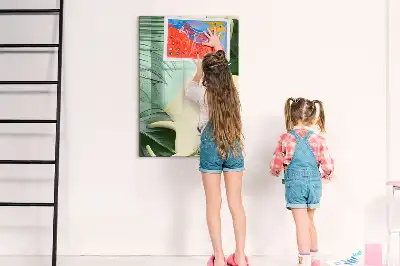 Magnettafel zum Schreiben Motiv Tropische Monstera