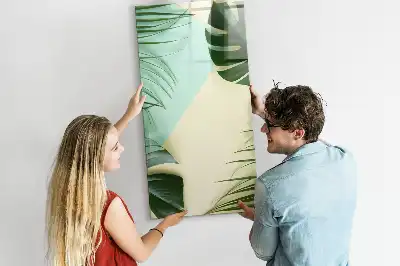 Magnettafel zum Schreiben Motiv Tropische Monstera