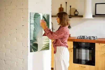 Magnettafel zum Schreiben Motiv Tropische Monstera
