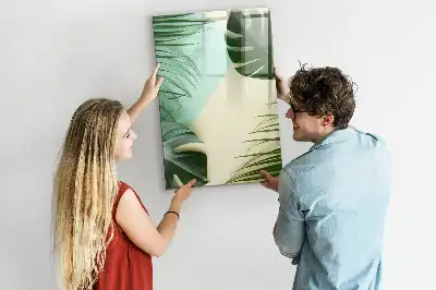 Magnettafel zum Schreiben Motiv Tropische Monstera