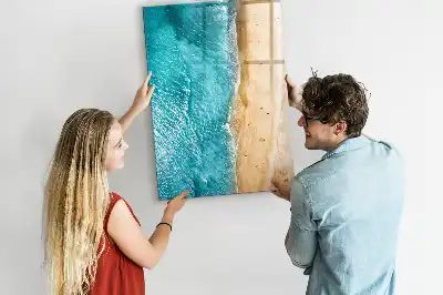 Magnettafel beschreibbar mit Motiv Meeresstrand