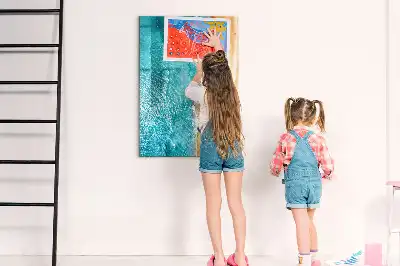 Magnettafel beschreibbar mit Motiv Meeresstrand