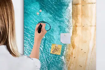 Magnettafel beschreibbar mit Motiv Meeresstrand