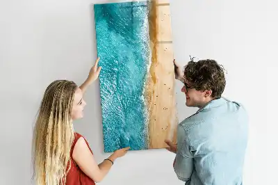 Magnettafel beschreibbar mit Motiv Meeresstrand