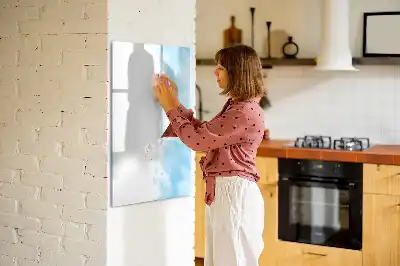 Magnettafel beschreibbar mit Aquarellflecken-Design