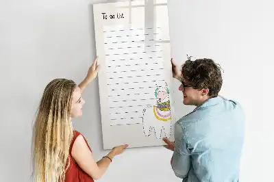 Magnettafel beschreibbare Wunschliste