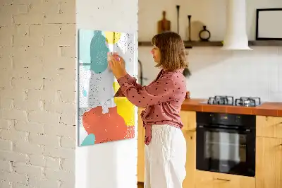 Magnettafel zum Schreiben bunte Kritzeleien