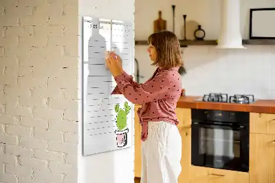 Magnettafel zum Schreiben als To-Do-Liste
