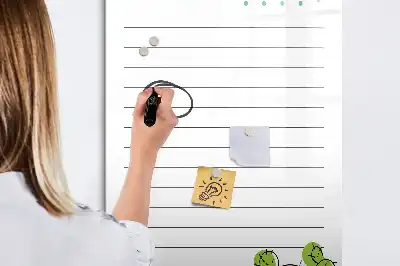 Magnettafel zum Schreiben als To-Do-Liste