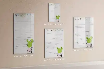 Magnettafel zum Schreiben als To-Do-Liste