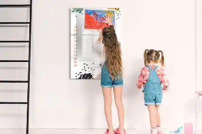 Magnettafel beschreibbar als To-Do-Liste