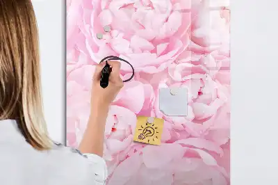 Magnettafel zum Schreiben mit Motiv Sommerblumen