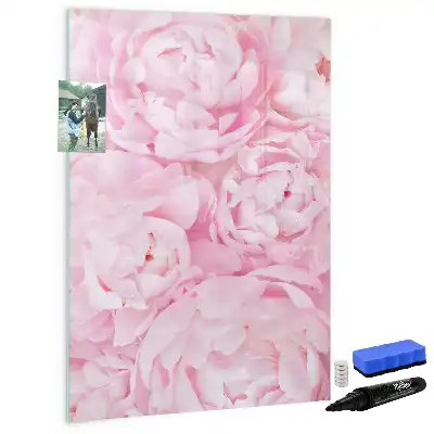 Magnettafel zum Schreiben mit Motiv Sommerblumen