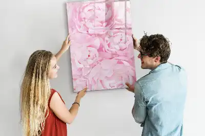 Magnettafel zum Schreiben mit Motiv Sommerblumen