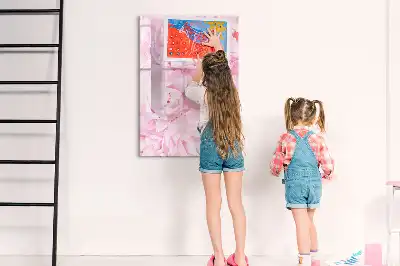 Magnettafel zum Schreiben mit Motiv Sommerblumen