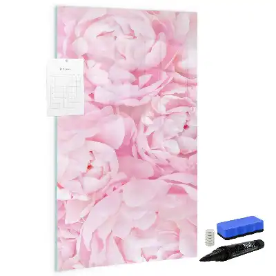 Magnettafel zum Schreiben mit Motiv Sommerblumen