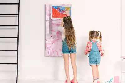 Magnettafel zum Schreiben mit Motiv Sommerblumen