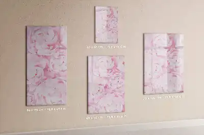 Magnettafel zum Schreiben mit Motiv Sommerblumen