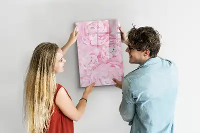 Magnettafel zum Schreiben mit Motiv Sommerblumen