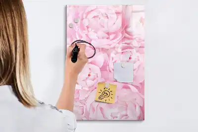Magnettafel zum Schreiben mit Motiv Sommerblumen