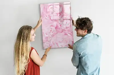 Magnettafel zum Schreiben mit Motiv Sommerblumen