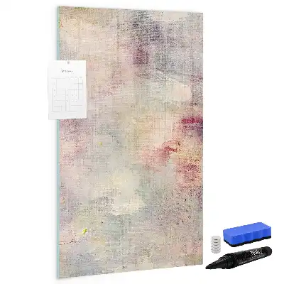 Magnettafel beschreibbar mit Farbflecken-Motiv