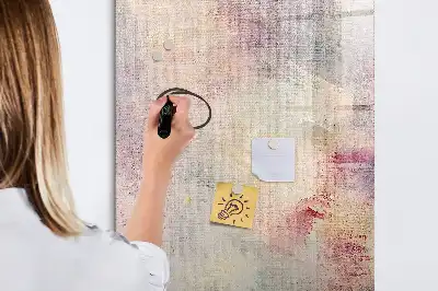 Magnettafel beschreibbar mit Farbflecken-Motiv