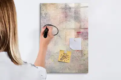 Magnettafel beschreibbar mit Farbflecken-Motiv