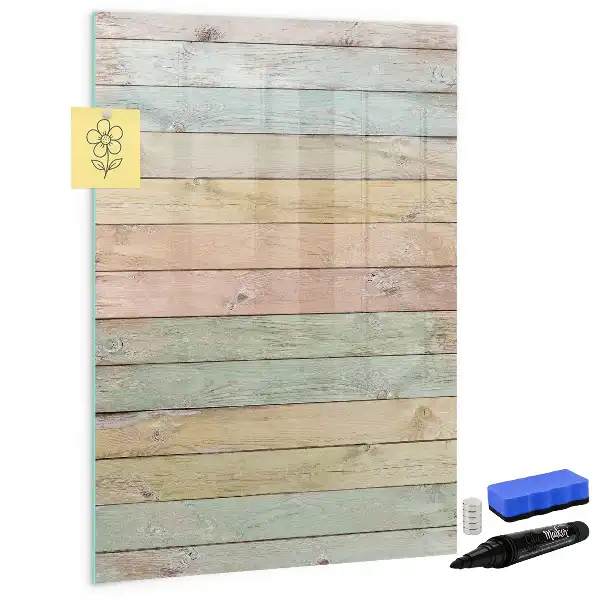 Magnettafel zum Schreiben pastellfarben