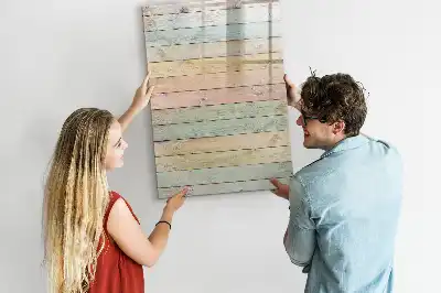 Magnettafel zum Schreiben pastellfarben