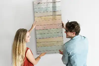 Magnettafel zum Schreiben pastellfarben