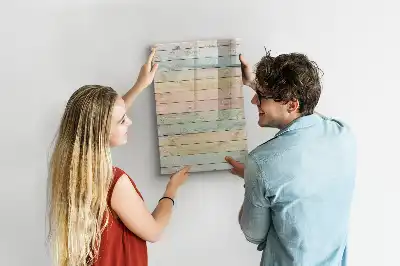 Magnettafel zum Schreiben pastellfarben