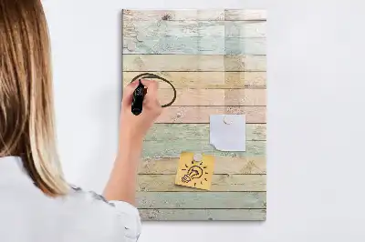 Magnettafel zum Schreiben pastellfarben