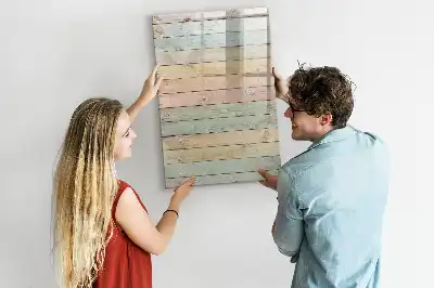 Magnettafel zum Schreiben pastellfarben