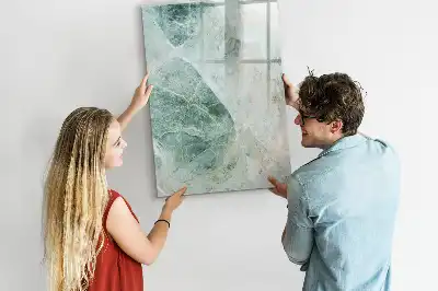 Magnettafel beschreibbar in Steinmarmor-Optik