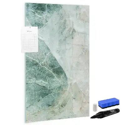 Magnettafel beschreibbar in Steinmarmor-Optik