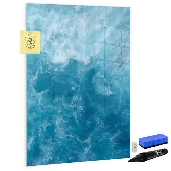 Magnettafel zum Schreiben mit Wasser Meer und Ozean Motiv