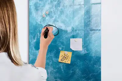 Magnettafel zum Schreiben mit Wasser Meer und Ozean Motiv